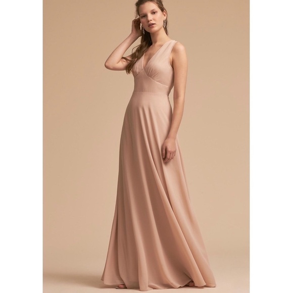 Anthropologie Dresses & Skirts - 𝅺nwt Anthropologie BHDLN Capulet Neutral Dress women size XS champagne party